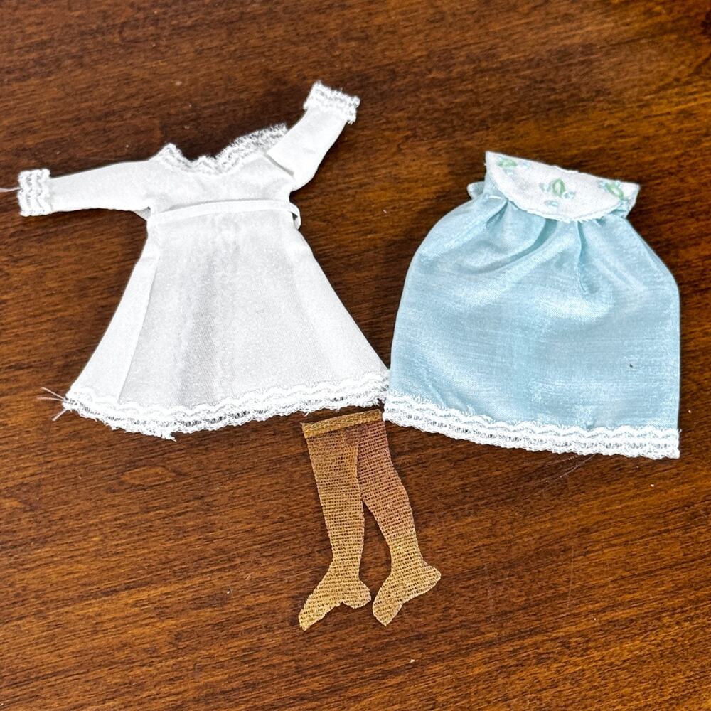 Vintage Doll House Dresses 3 piece Lot